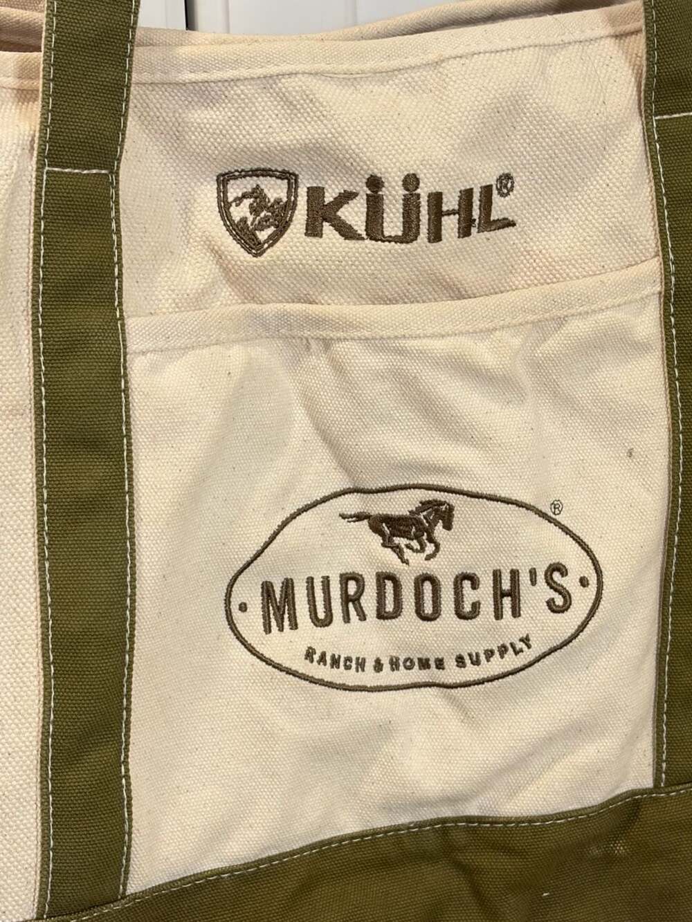 Vintage KUHL Tote Bag Cotton Canvas Murdoch's Ranch & Home Supply - Picture 4 of 8